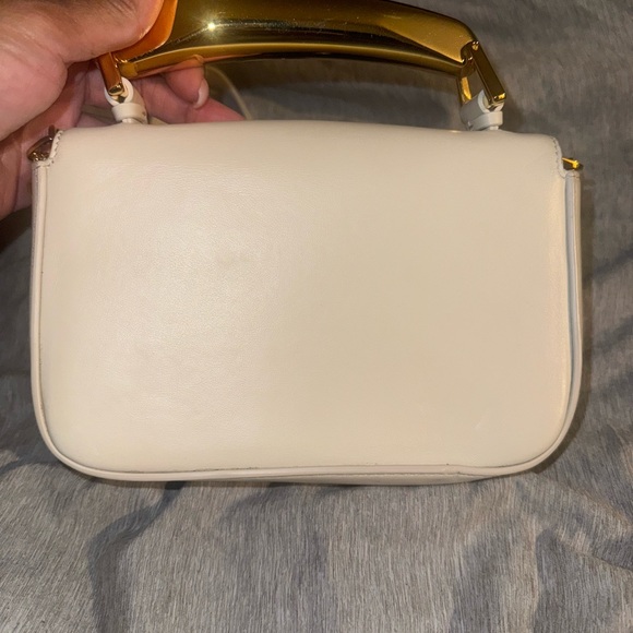 Tom Ford Bianca Calfskin Top Handle Bag - Chalk - Picture 6 of 8